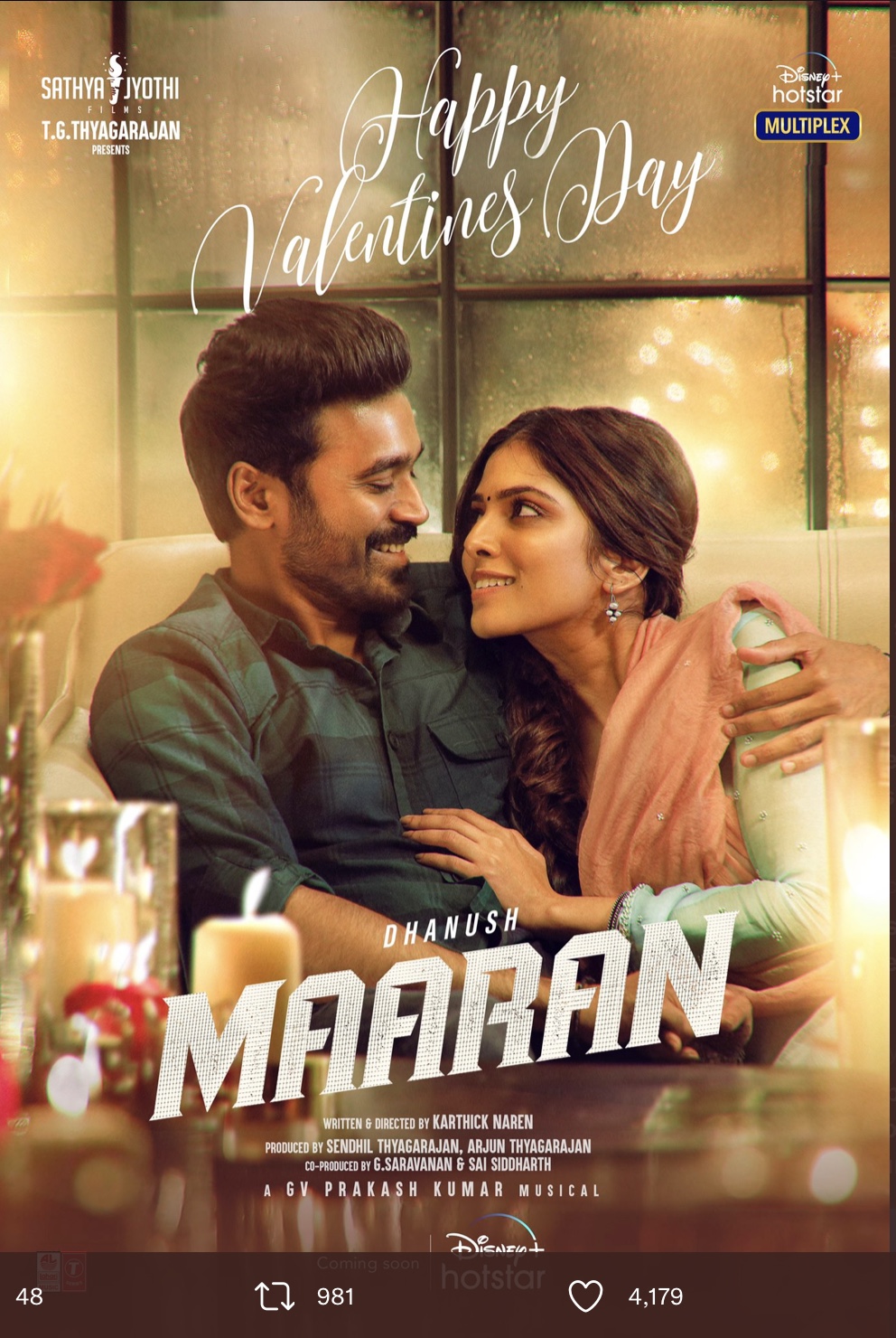 Maaran (2022) Unofficial Hindi Dubbed Full Movie Watch Online HD Print Free Download